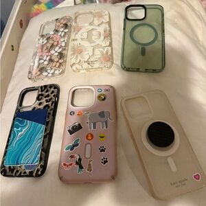 Kate Spade Floral and Animal Print Phone Case Set